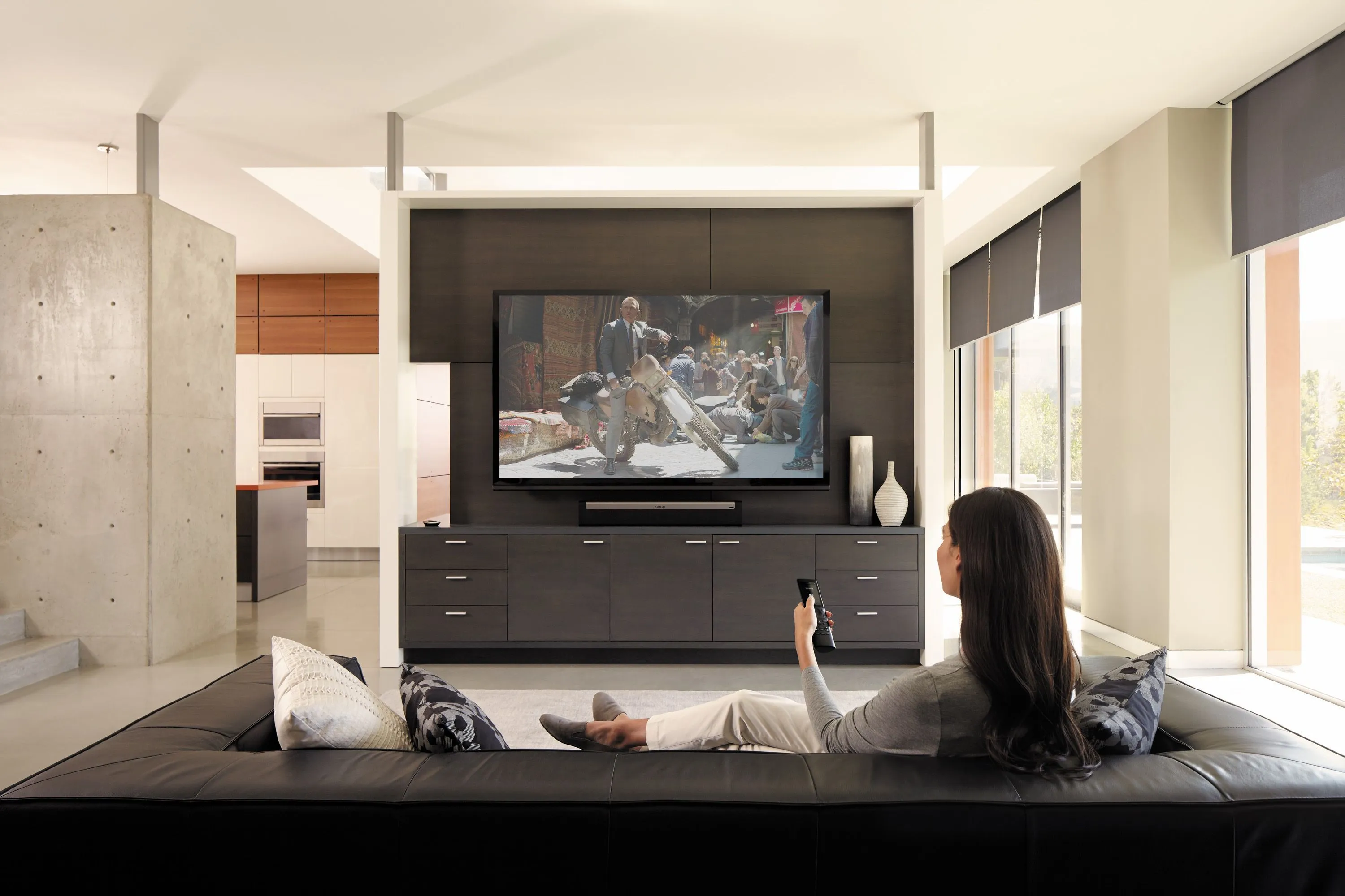 Home cinema living room